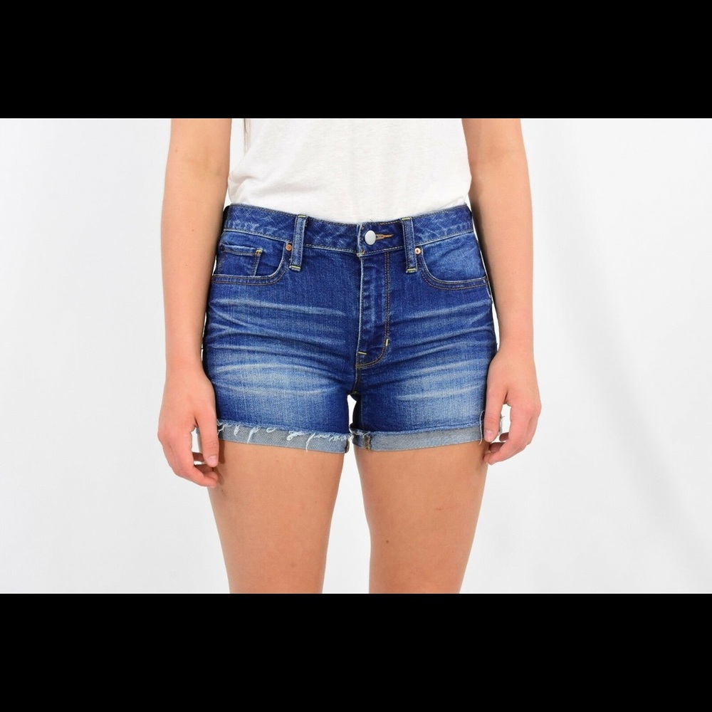 GAP - Size 29 - Slim Cut Off Shorts - Dark Denim